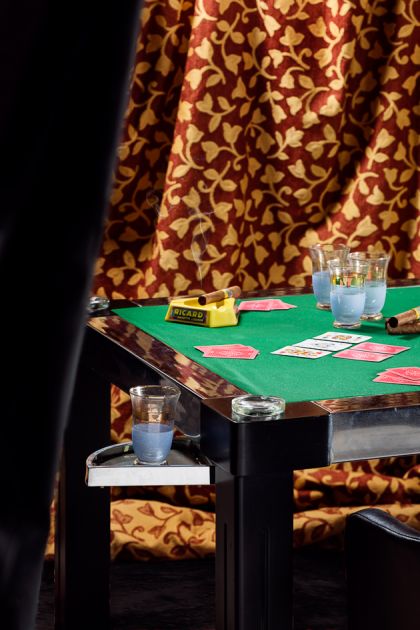 Tavolo da poker vintage